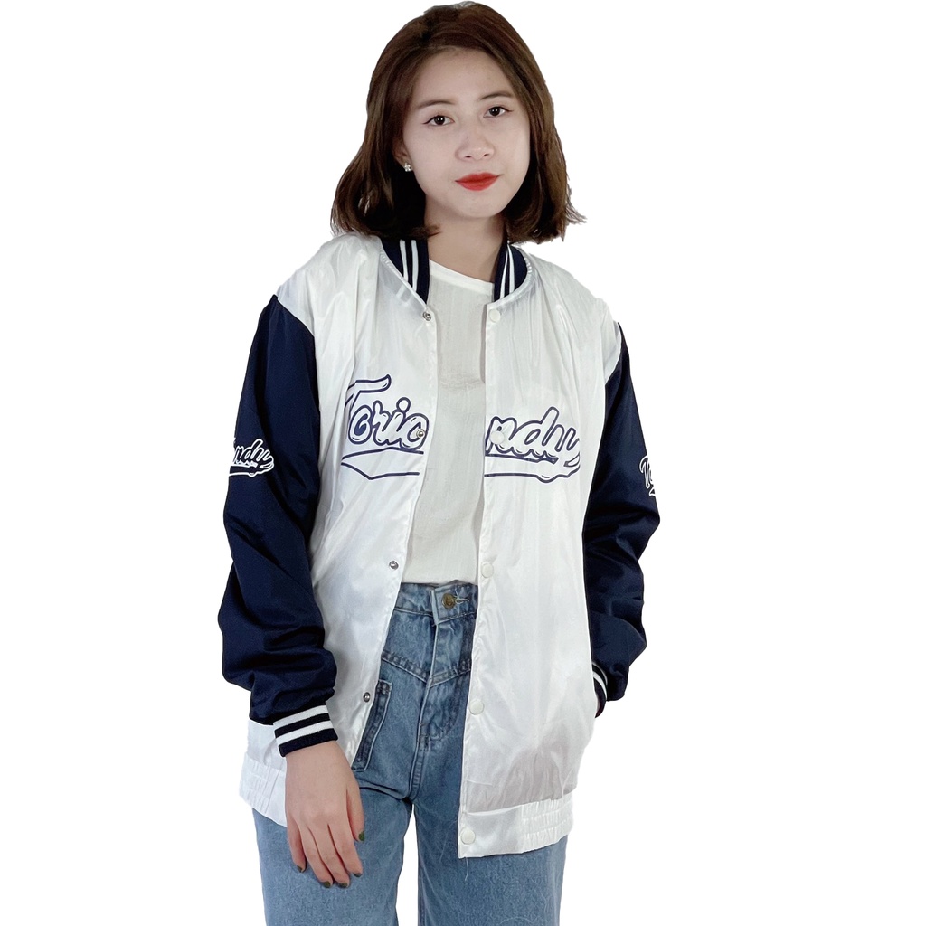 Áo khoác dù bomber nam nữ form rộng 4YOUNG BBLV07