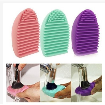 Dụng cụ vệ sinh cọ trang điểm - chất liệu Silicone