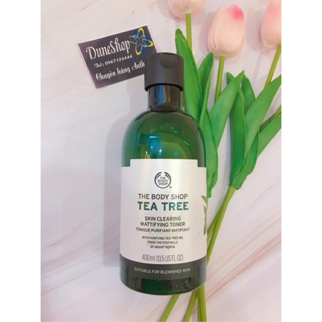 Nước hoa hồng Tea Tree The Body Shop/ Skin Clearing Mattifying Toner