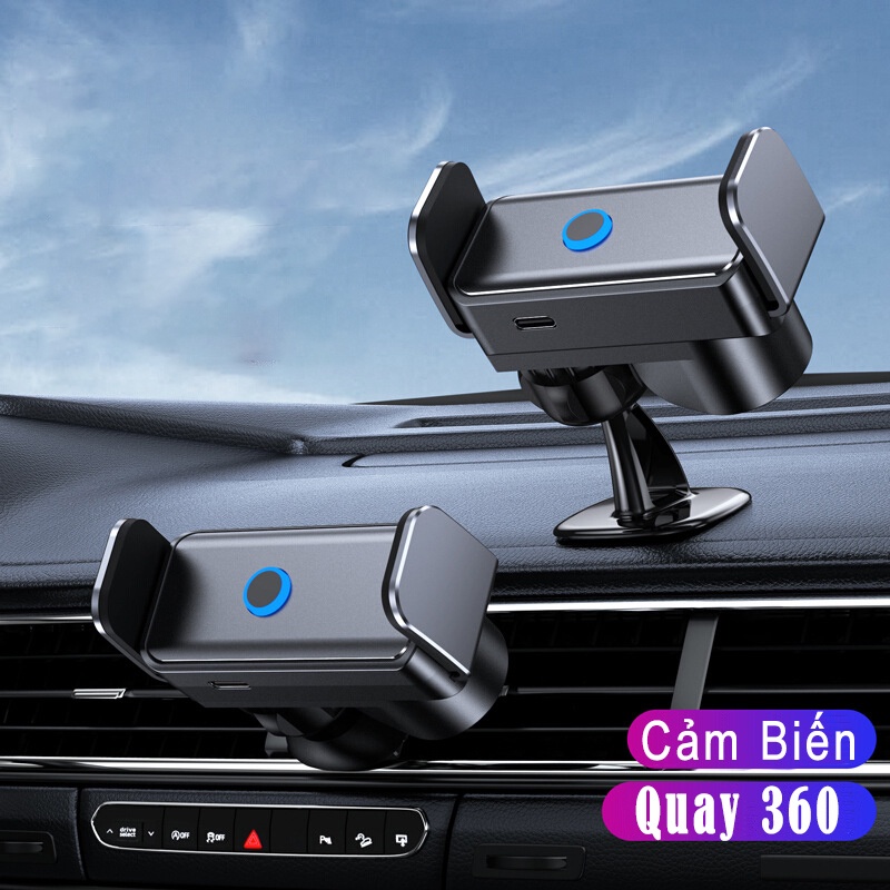 Giá Đỡ Điện Thoại Trên Ô Tô Thông Minh Tự Động Cảm Biến Cửa Gió Trên Xe Hơi, Bảng Đồng Hồ Hợp Kim Nhôm + ABS Cao Cấp | BigBuy360 - bigbuy360.vn