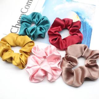 Dây Buộc Tóc Vải Satin Hình Chú Heo Xinh Xắn