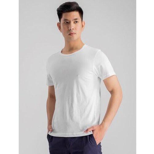 Áo Thun Nam Có tay ARISTINO AC22 áo lót may ô basic màu trắng cổ tròn cotton cao cấp mềm mát thấm hút mồ hôi XanhHouse