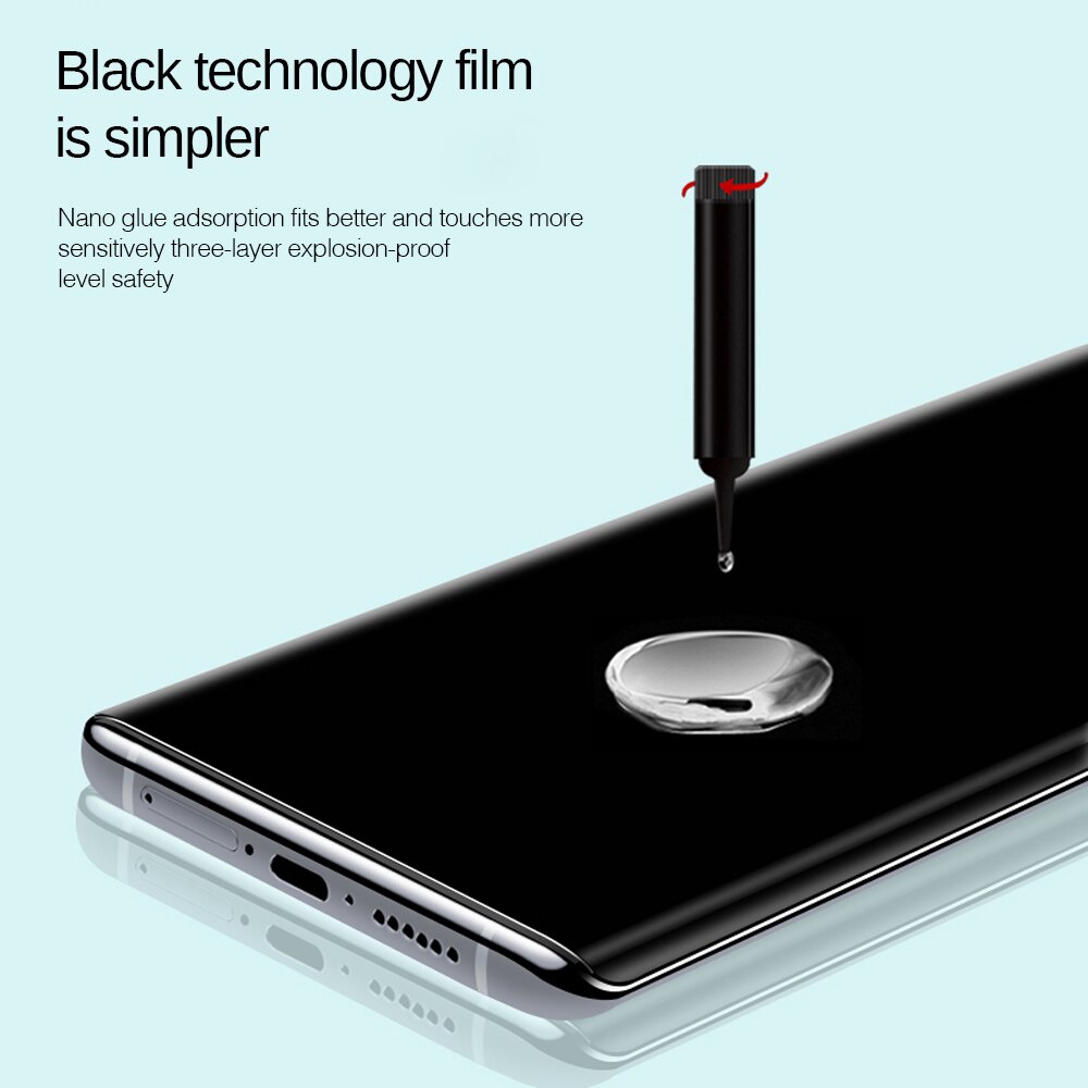 For Google Pixel 7 Pro pixel6 6pro UV Glue Protective Glass Curved Screen Protector Film Tempered Glass