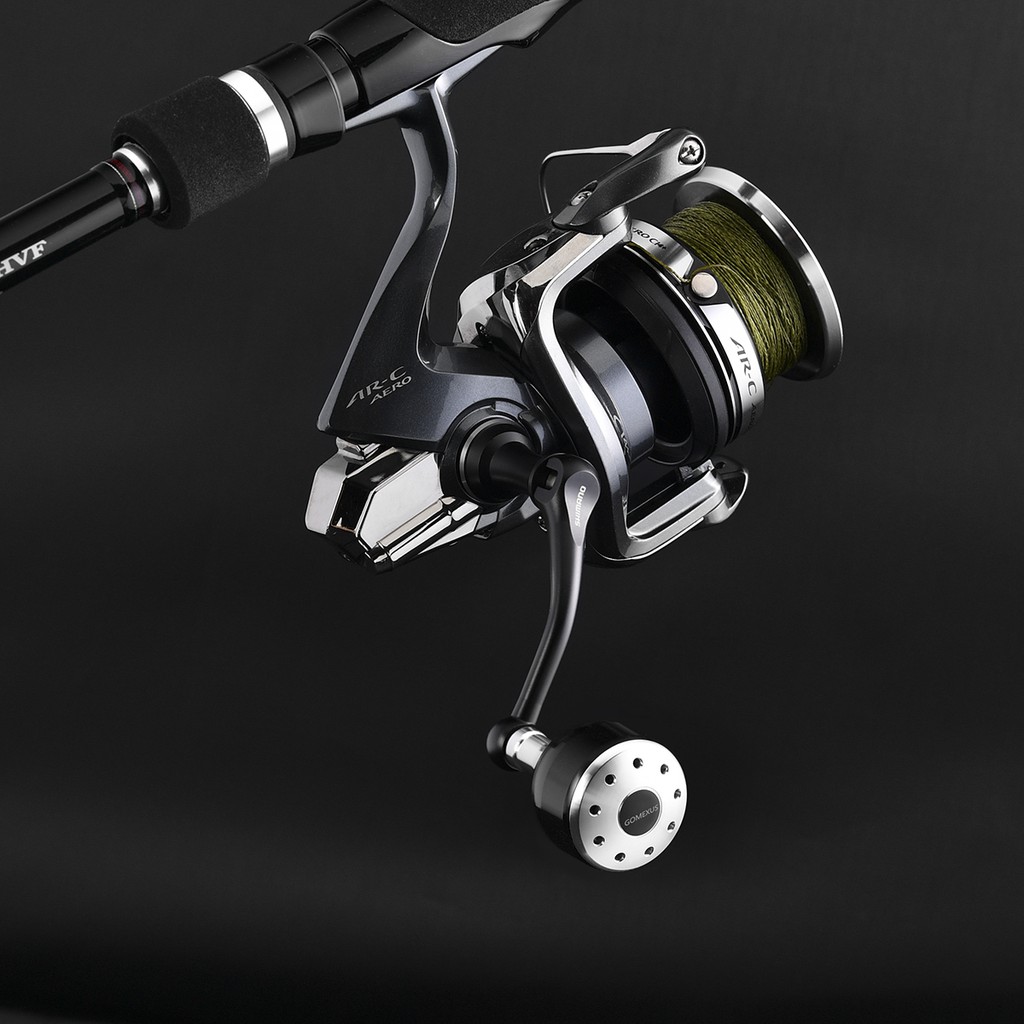 Núm tay cầm Gomexus hỗ trợ cho trục thu nới dây câu cá Shimano Stradic Cardiff Daiwa Caldia Lexa Ryobi Zauber Legacy 30mm A30