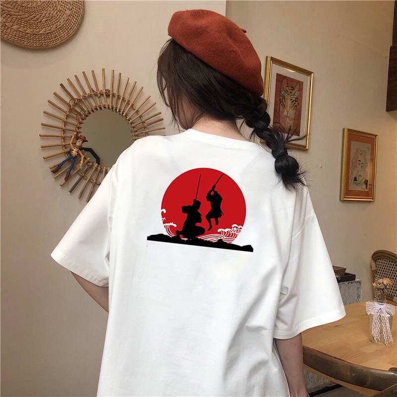 Áo thun nữ tay lỡ form rộng phong cách Nhật Bản đẹp độc lạ vải dày mịn 2020T1651