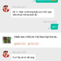 chiếu trúc chiếu tre 1m2 x 1m9 cao cấp có biên
