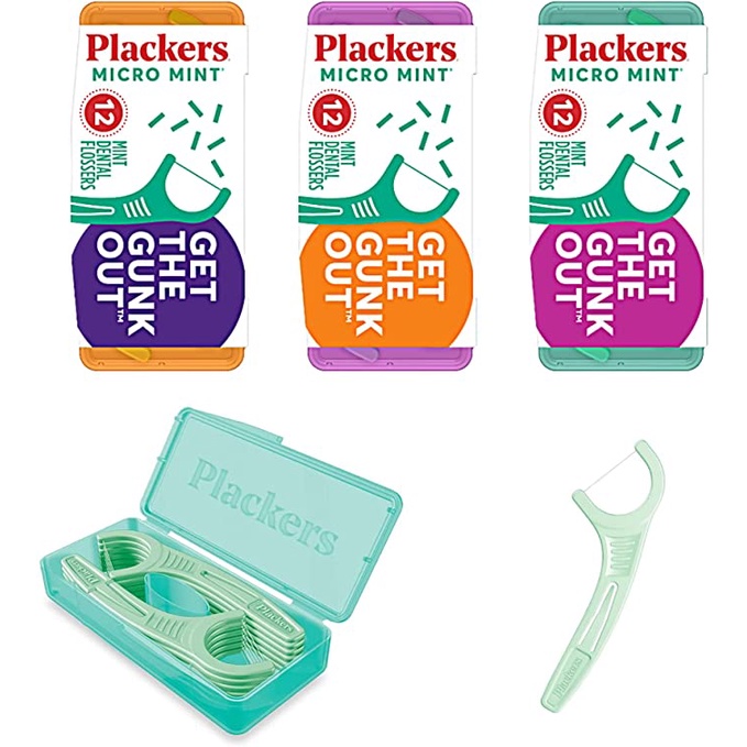 Tăm xỉa răng nha khoa Plackers Micro Mint Dental