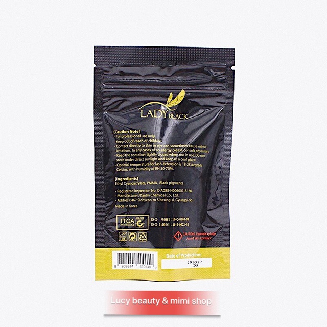 Keo Nối Mi LADY BLACK CHÍNH HÃNG Ít Cay (5 gram) | BigBuy360 - bigbuy360.vn
