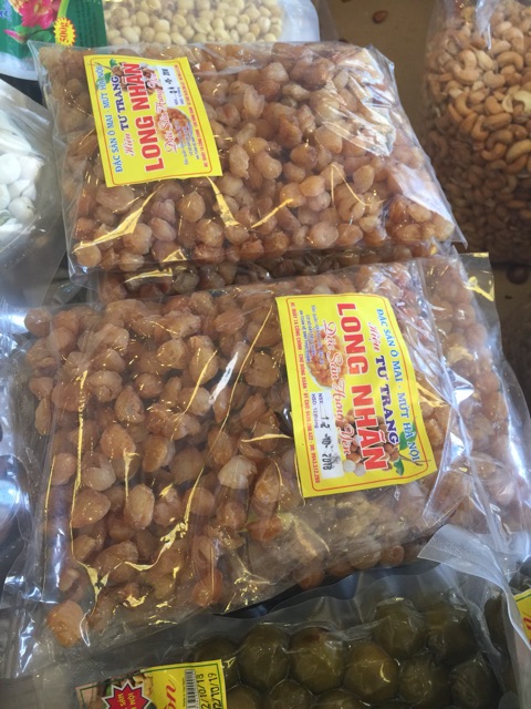 Long Nhãn Sấy Dẻo 400g Loại A Hương Truyền Thống Nguyên Chất Ăn Liền Chuẩn hàng xuất