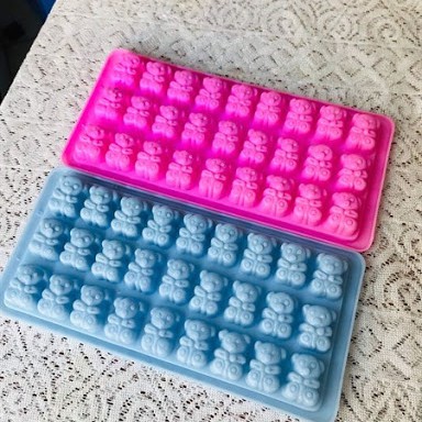 Khuôn rau câu 27 gấu khay đá gấu nhỏ thạch gấu - Ice tray bear shaped