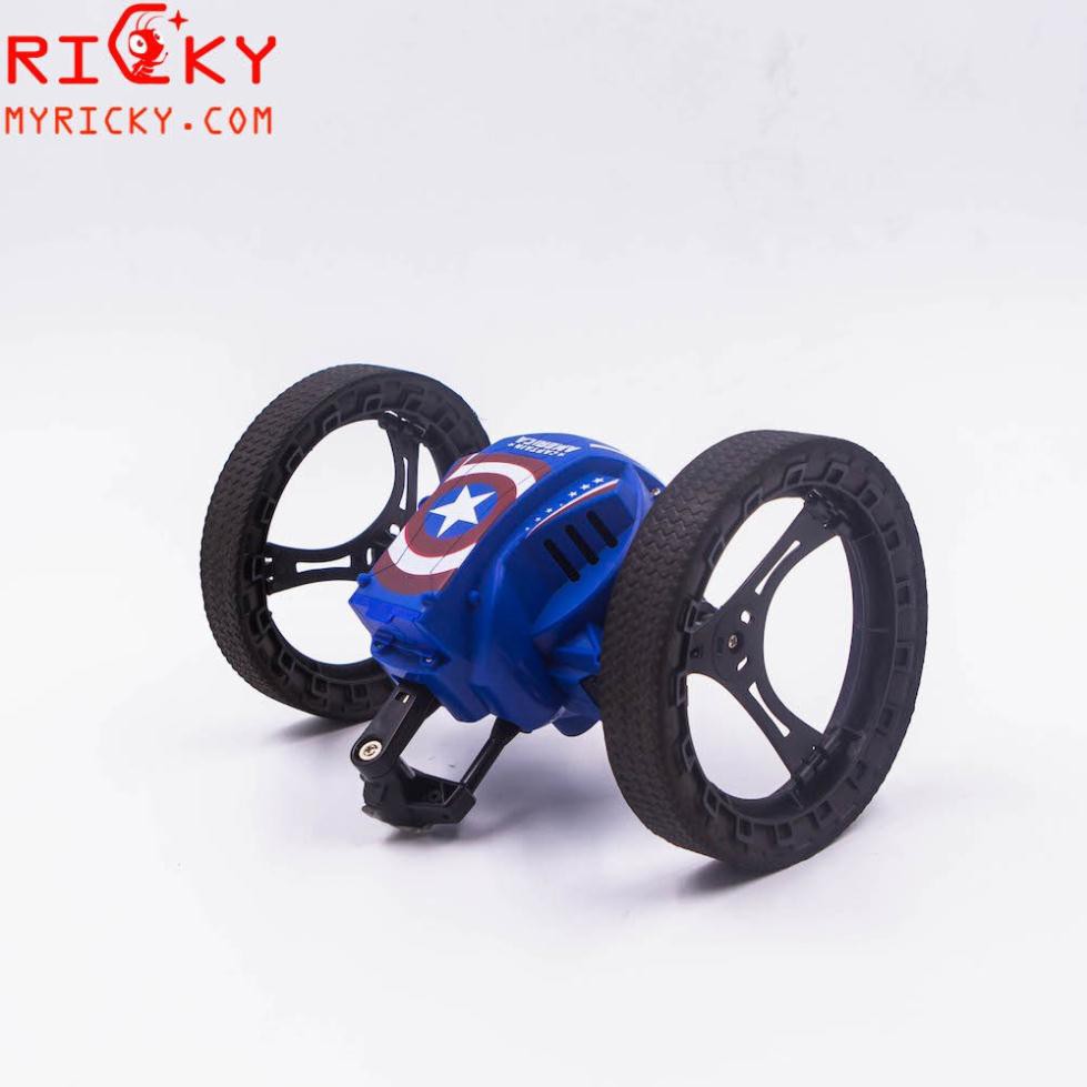 Xe điều khiển nhào lộn Captain America - biểu diễn nhào lộn - bật nhảy 60cm