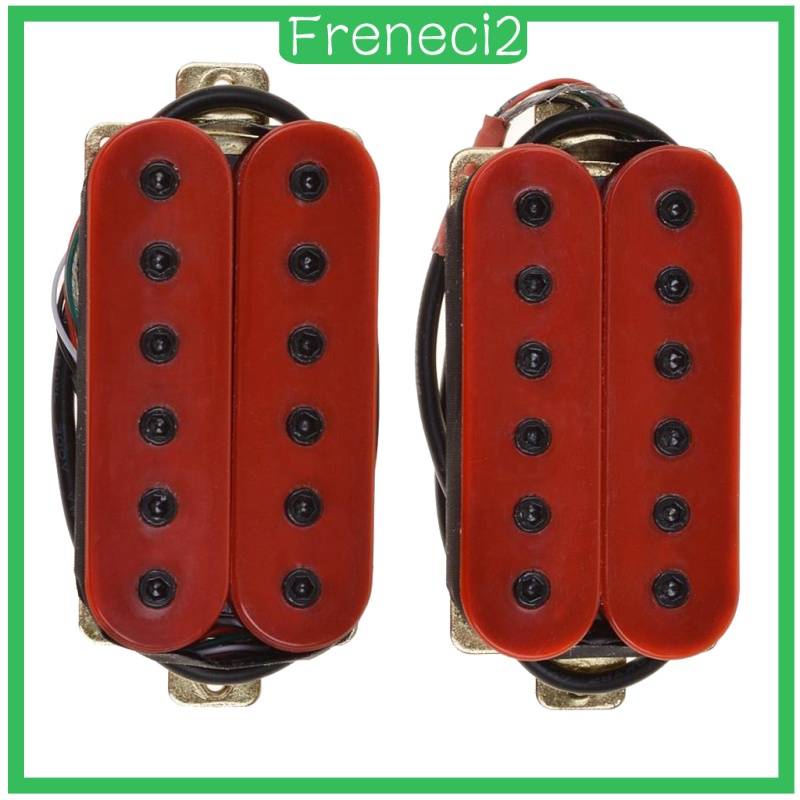 Pickup Freneci2 Humbucker Màu Đỏ Cho Đàn Guitar Điện