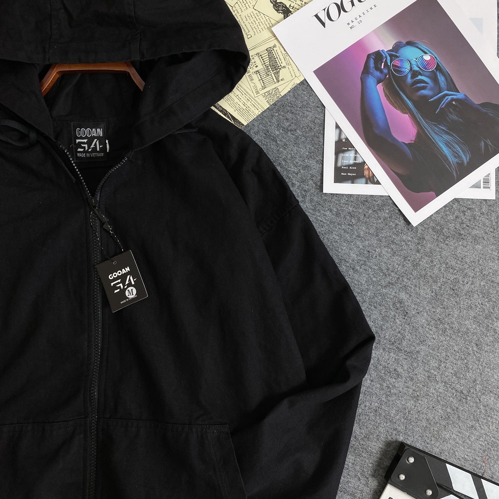 [Mã WASKT304 giảm 15% tối đa 30K đơn 99K] Gooan- Áo khoác kaki basic WASH | BigBuy360 - bigbuy360.vn