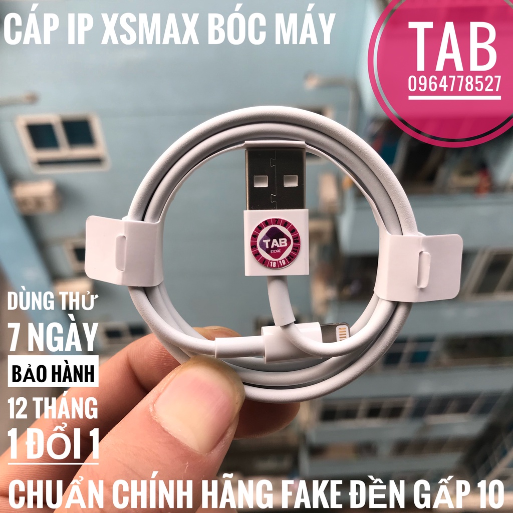 COMBO Củ Sạc IP 12w + Cáp Ligtning Bóc Máy (Tặng Hộp Đựng) -Bảo Hành 12T