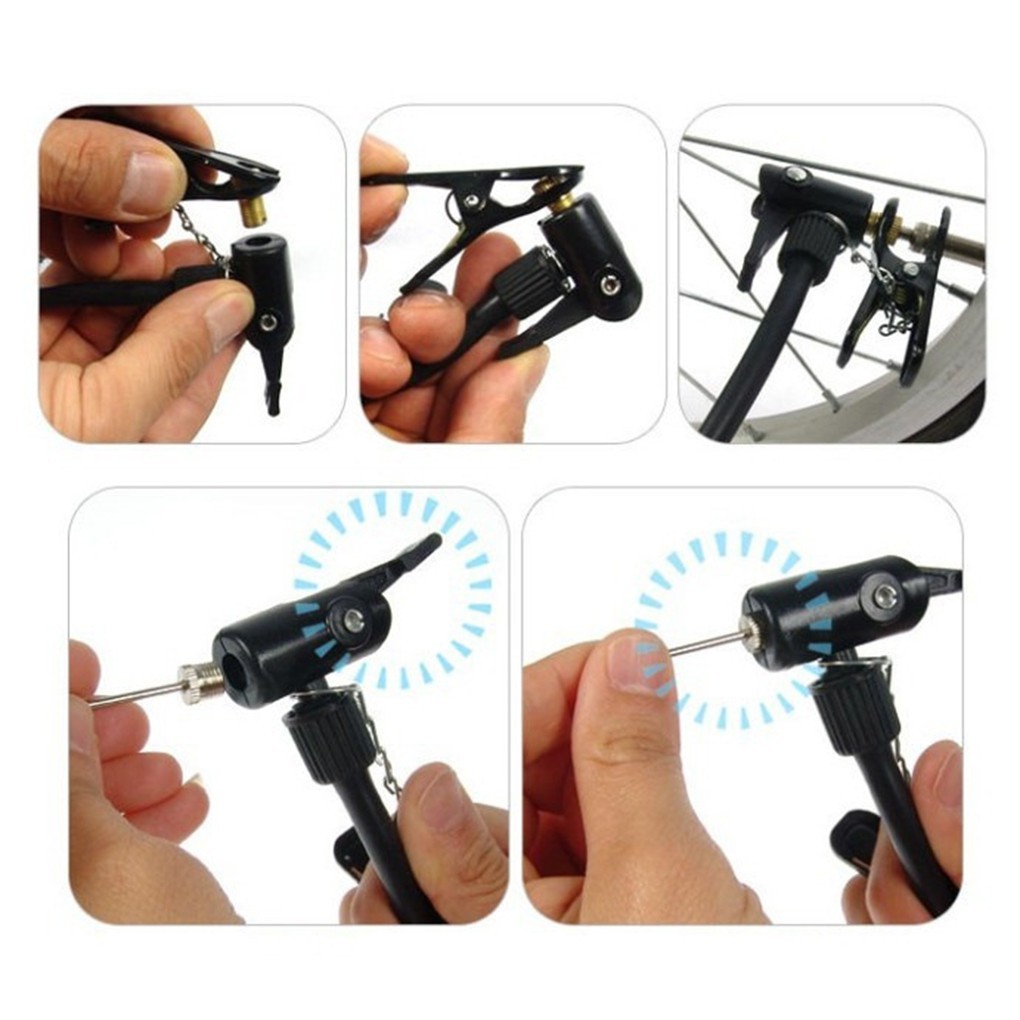 Ống bơm xe đạp Mini bằng hợp kim