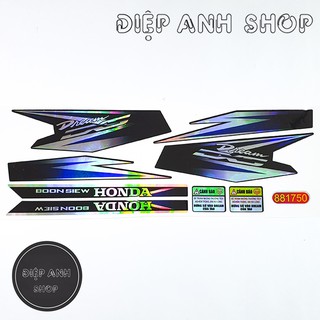 Tem xe Dream 7 màu - Tem chế xe Dream ( VIDEO THỰC TẾ)