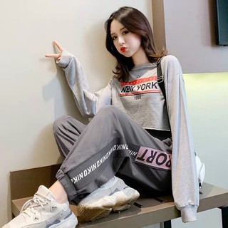 Áo croptop nữ dài tay NY 1998 mẫu mới cực xinh (kèm ảnh thật)