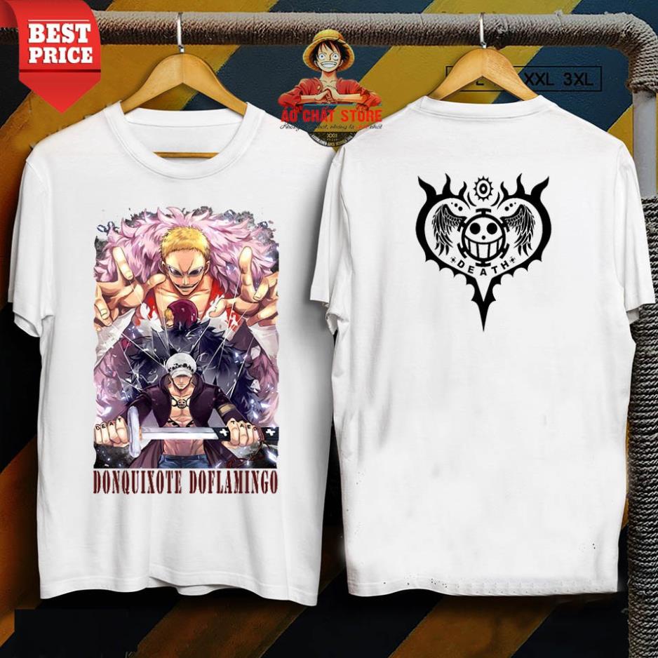 Áo Thiên Dạ Xoa DOFLAMINGO vs LAW Siêu Chất - Áo Thun ONE PIECE  JOKER DOFLAMINGO Đẹp OP140 (Ảnh thậ