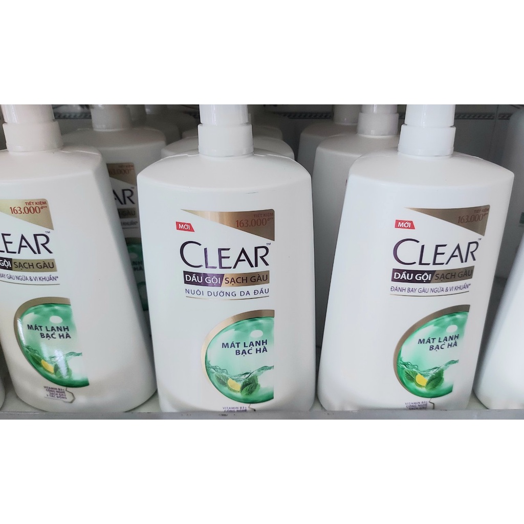 Dầu gội Clear Mát lạnh Bạc Hà 1.4kg size lớn
