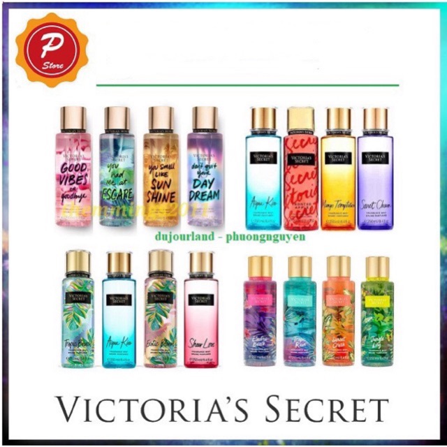 XỊT THƠM TOÀN THÂN BODY MIST VICTORIA'S SECRET NIGHT ANGEL 250ML