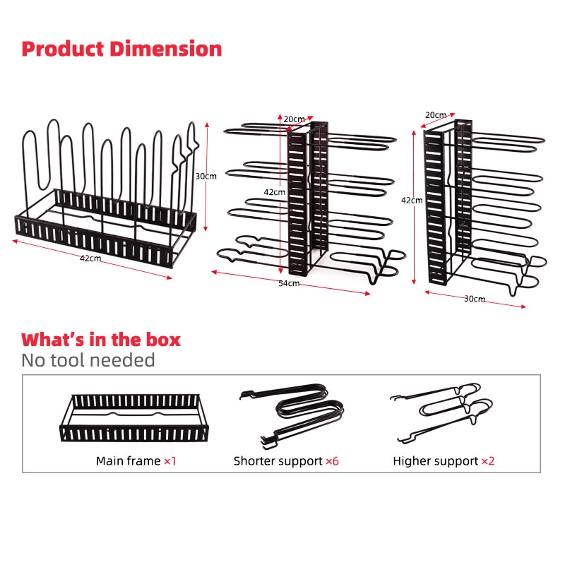 Giá đựng đồ nhà bếp nhiều tầng đa năng