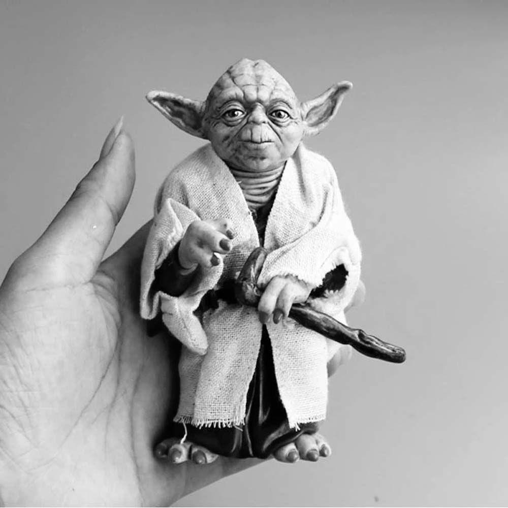 DARNELL Đồ Chơi Mô Hình Nhân Vật Yoda Mini Trong Star War