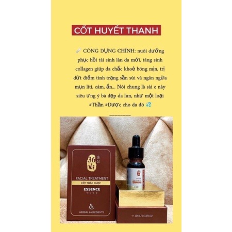 Serum Cốt Huyết Thanh 36 Vị Chính Hãng MEEA