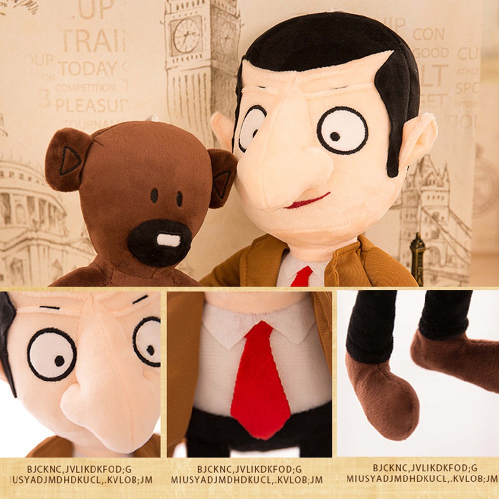 Thú Nhồi Bông Mr.bean Và Teddy Dễ Thương 30cm