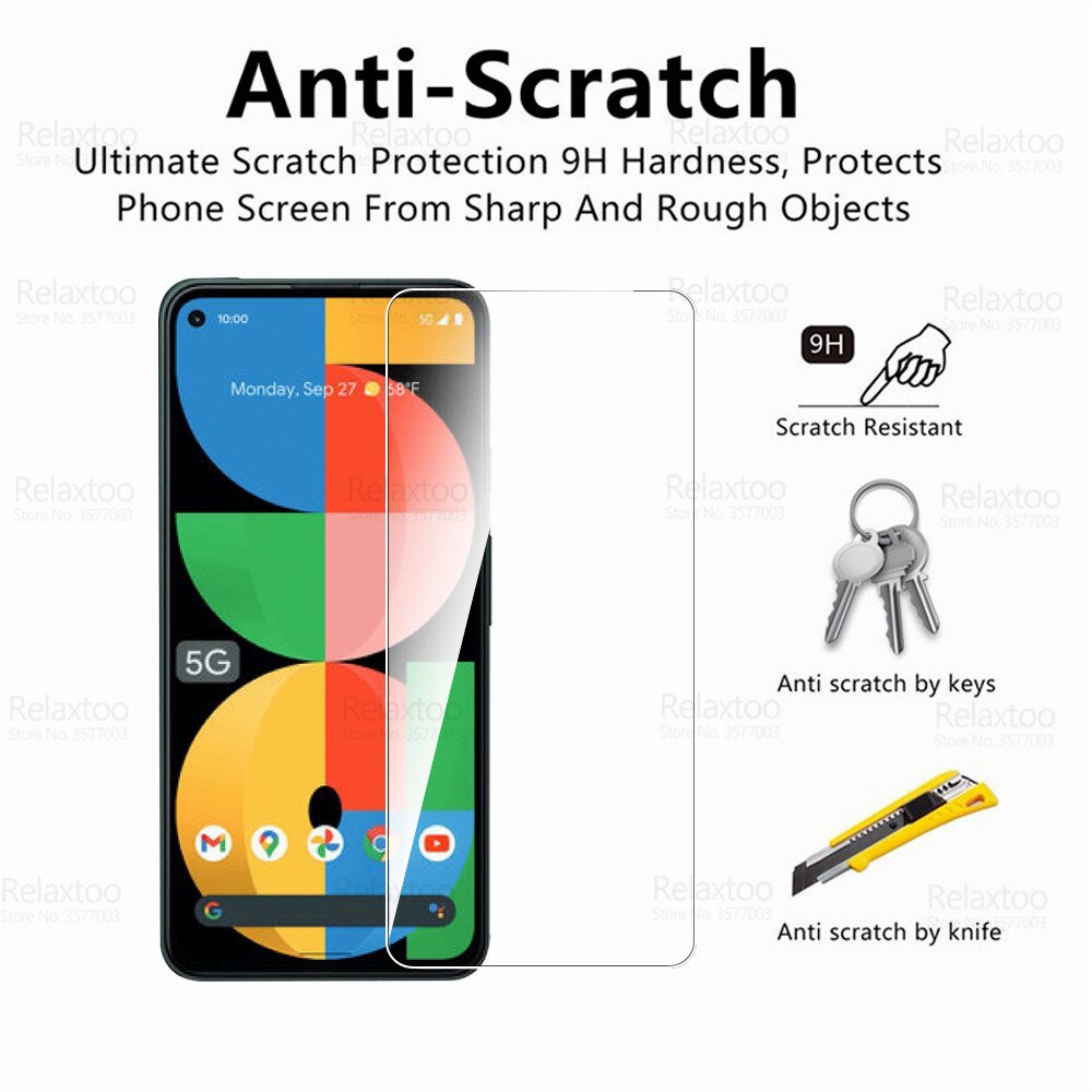 [Ảnh Thật] Kính CL Google Pixel 5A 5G Cường Lực 2.5D Không FULL 9H-0.26mm