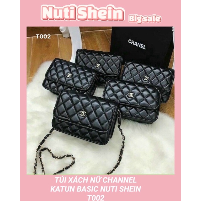 TÚI XÁCH NỮ C.H.A.N.N.E.L KATUN BASIC NUTI SHEIN Mã T002