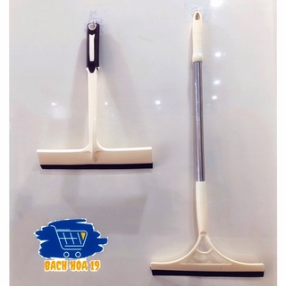 Cây gạt Kính Tay Cầm INOX màu kem-68cm-ảnh thật