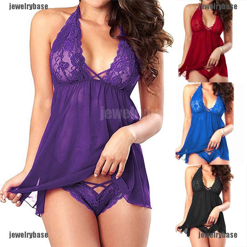 Đầm ngủ ren nhìn xuyên thấu gợi cảm cho nữ | BigBuy360 - bigbuy360.vn