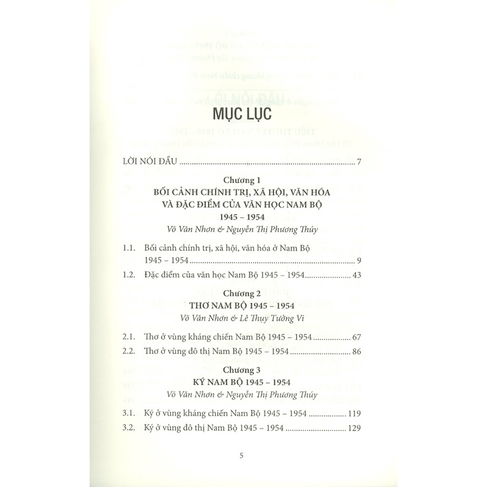 Sách - Văn Học Nam Bộ 1945-1954