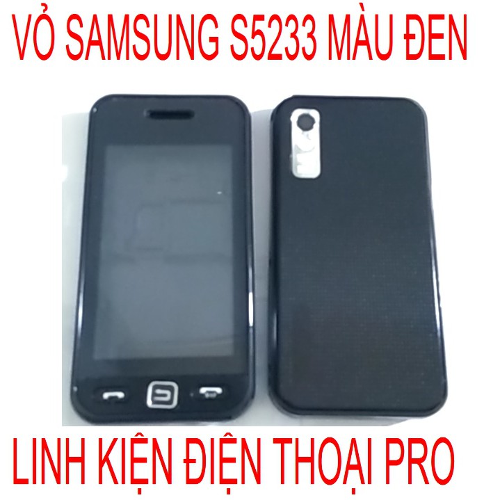 VỎ SAMSUNG S5233 MÀU ĐEN