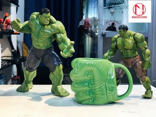 Cốc sứ hulk người khổng lồ xanh Marvel