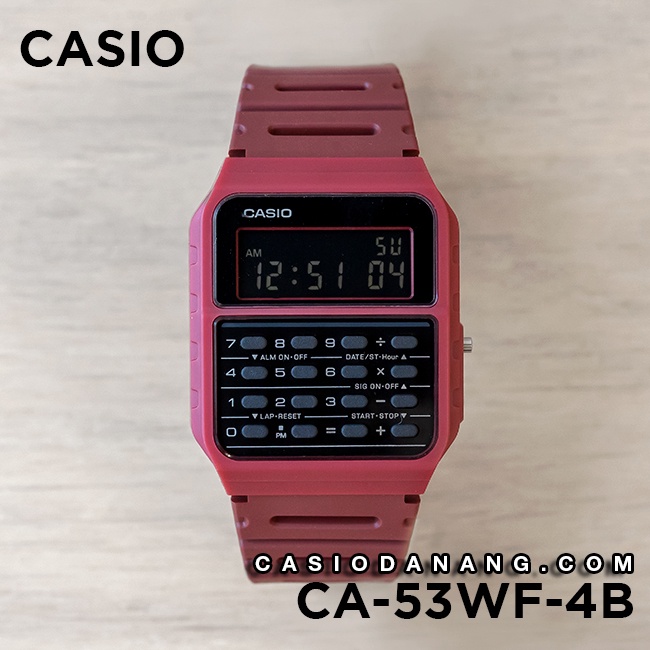 Đồng hồ nam dây nhựa Casio Standard chính hãng Anh Khuê CA-53WF-4BDF