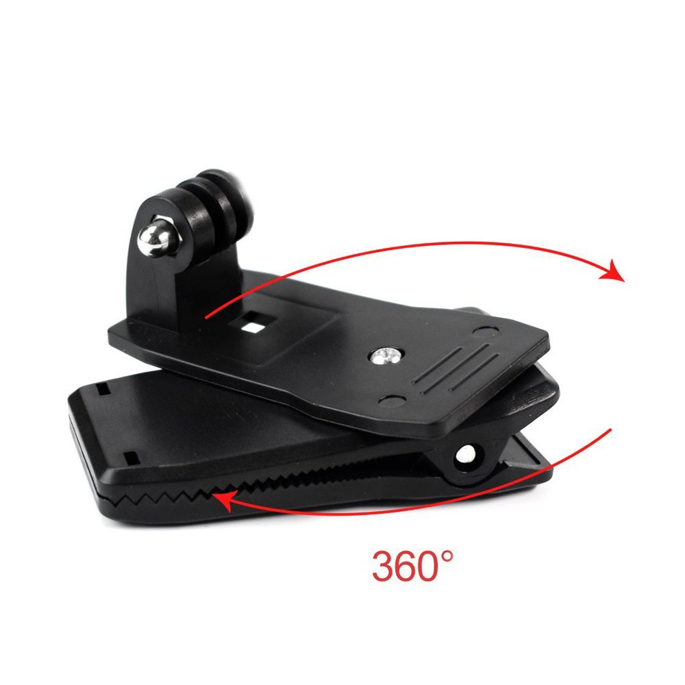 Kẹp balô 360 độ cho gopro, sjcam - Phụ kiện đa năng nhất