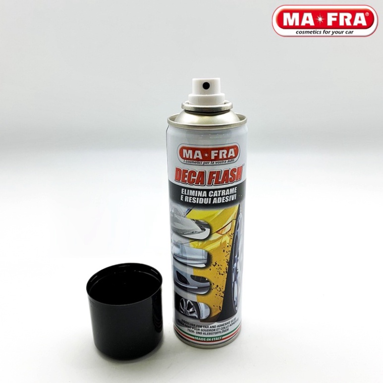Hóa chất tẩy nhựa đường, băng keo và mưa axit Mafra DECA FLASH SPRAY 250ml - ITALY