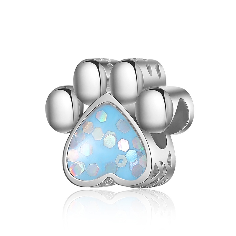 Hạt Charm Màu Bạc Murano Thời Trang Dành Cho Nam Và Nữ
