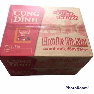 Thùng 30 Gói Phở BÒ/Gà Cung Đình Mới