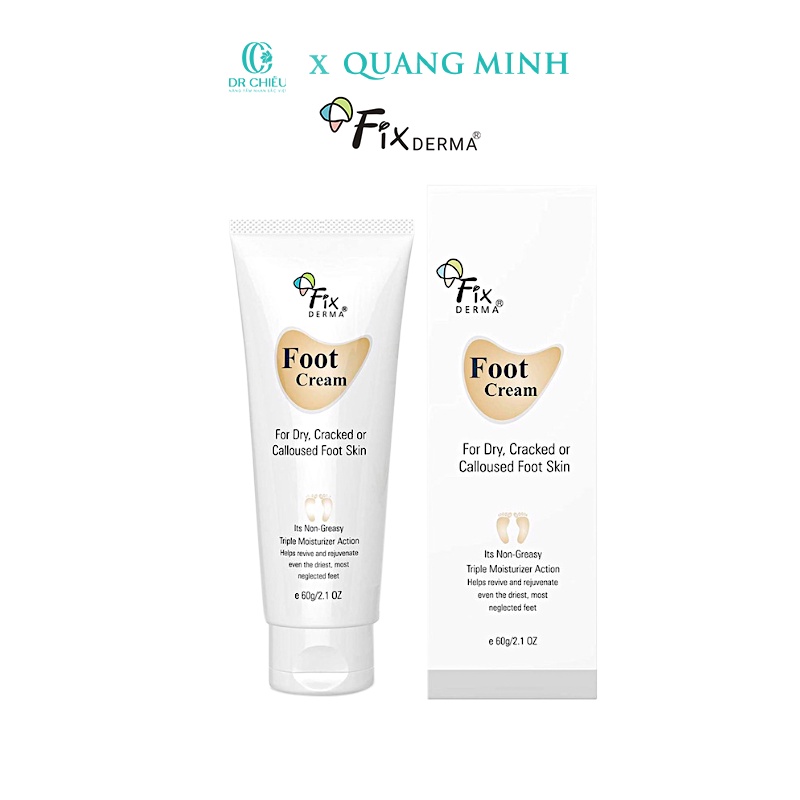 Kem Dưỡng Mềm Mịn, Chống Nứt Nẻ Gót Chân Fixderma Foot Cream 60g