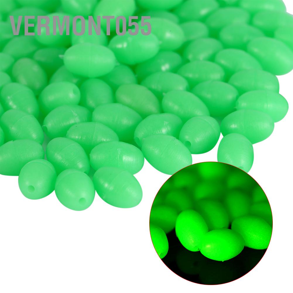 Vermont055 100pcs/pack Plastic Round Beads Fishing Tackle Lures Tools Accessory For Outdoor
