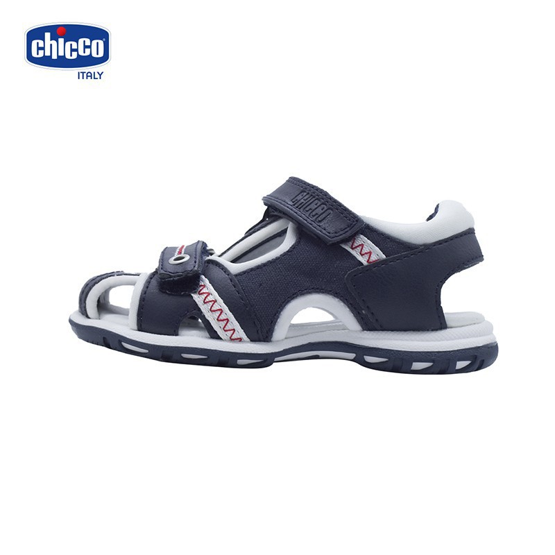 Sandal mát-xa chân bé Chicco - Trắng Xanh