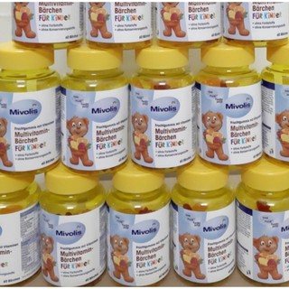 Kẹo gấu chip chip Mivolis lọ 60 gấu/ 120g