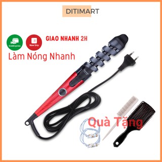 Máy Làm Tóc 🍁FREESHIP🍁 Uốn Xoăn Mini Chuẩn Salon Chính Hãng Bảo Hành 12 Tháng Tặng Lược Massage