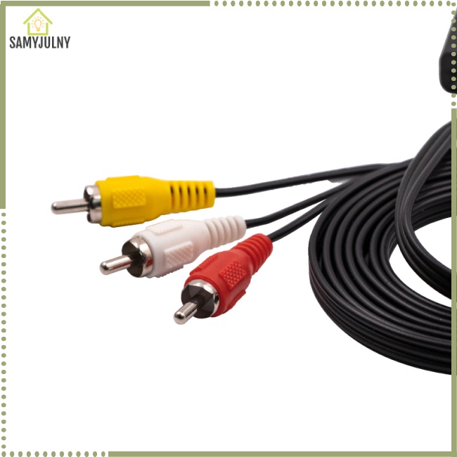 Dây Cáp Âm Thanh / Hình Ảnh Dài 1.8m Cho Máy Chơi Game Nintendo 64 Audio Tv Av Sang Rca N64 Snes