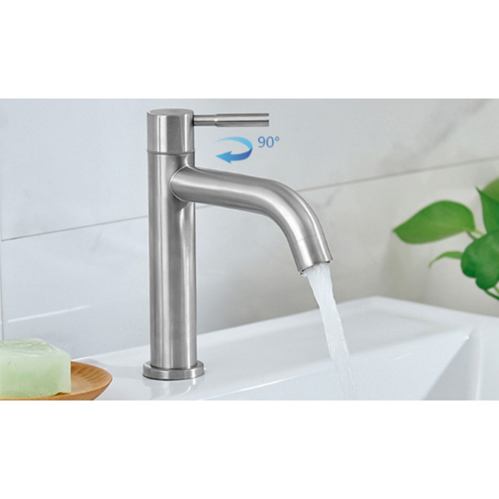 Vòi lavabo lạnh cao cấp Inox 304 MS1 | BigBuy360 - bigbuy360.vn