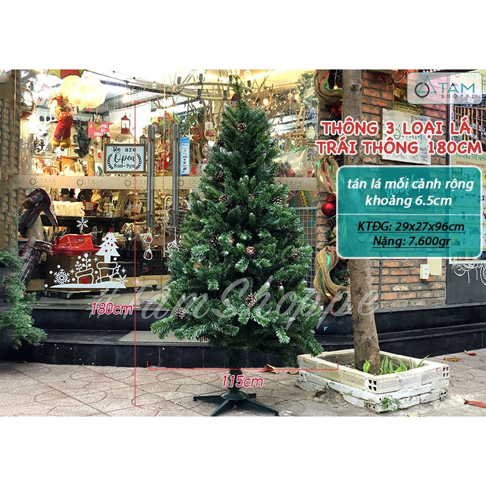 [LÁ DÀY ĐẸP - LOẠI 1] Cây thông Noel cao 240-300cm X-TREE-17