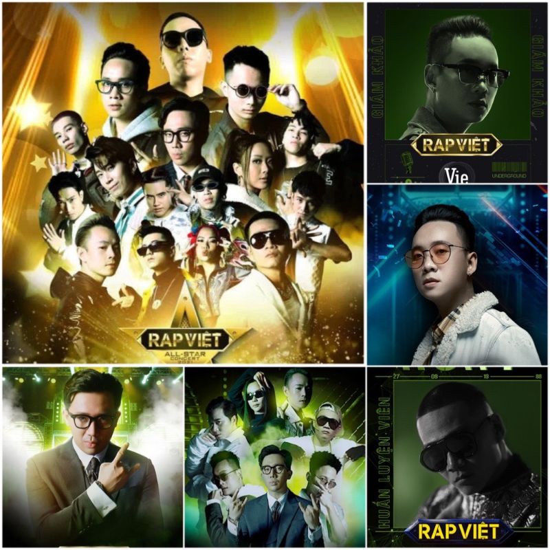 10-30 hình dán Stickers Rap Việt 2020 decal