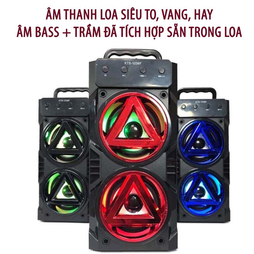 [Freeship] LOA KARAOKE BLUETOOTH KTS-1036 1062 (CO ECHO) TẶNG KÈM MICRO DÂY